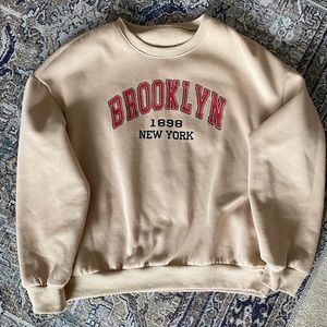 Brooklyn NY oversized sweatshirt
